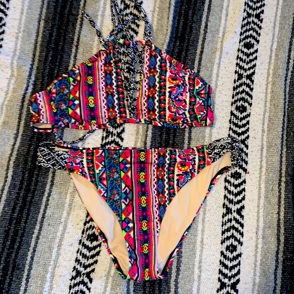 Two piece bathing suit